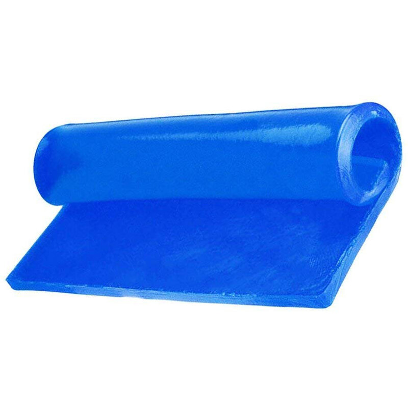 Almohadilla de Gel para asiento de motocicleta, absorción de impacto y cómodo con cojín suave, color azul