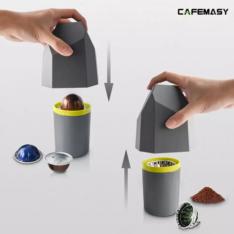 커피 캡슐 재활용 버킷 재활용 도구, 알루미늄 네스프레소 캡슐, 버츄오라인 포드 플라스틱 커피 캡슐 재활용 상자