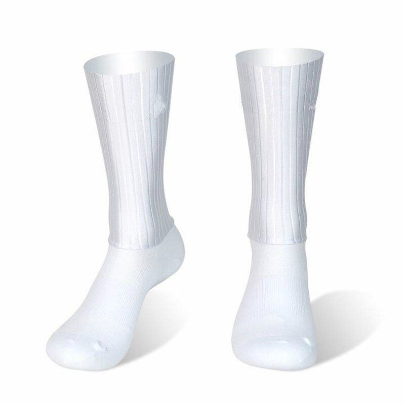 BikeTeam-Calcetines antideslizantes de sílice para ciclismo, medias deportivas sin costuras para correr y bicicleta, Aero Gel Pro, 2024