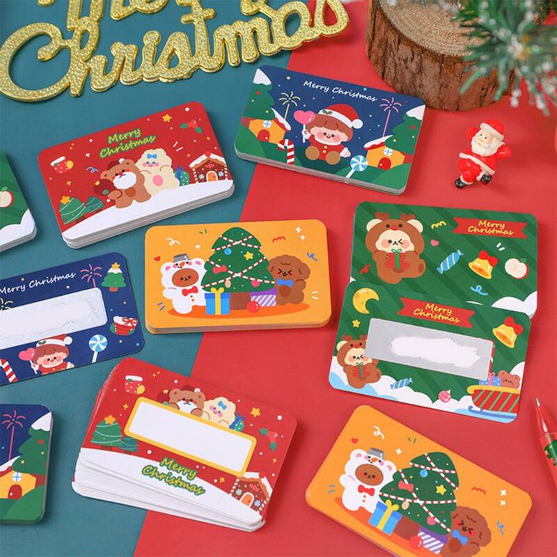 파티 게임 카드 냄새 없음 크리스마스 보상 카드 잼 종이 장식 필름 코팅 스티커 포함, 좋은 스크래치 오프 파티 게임 카드