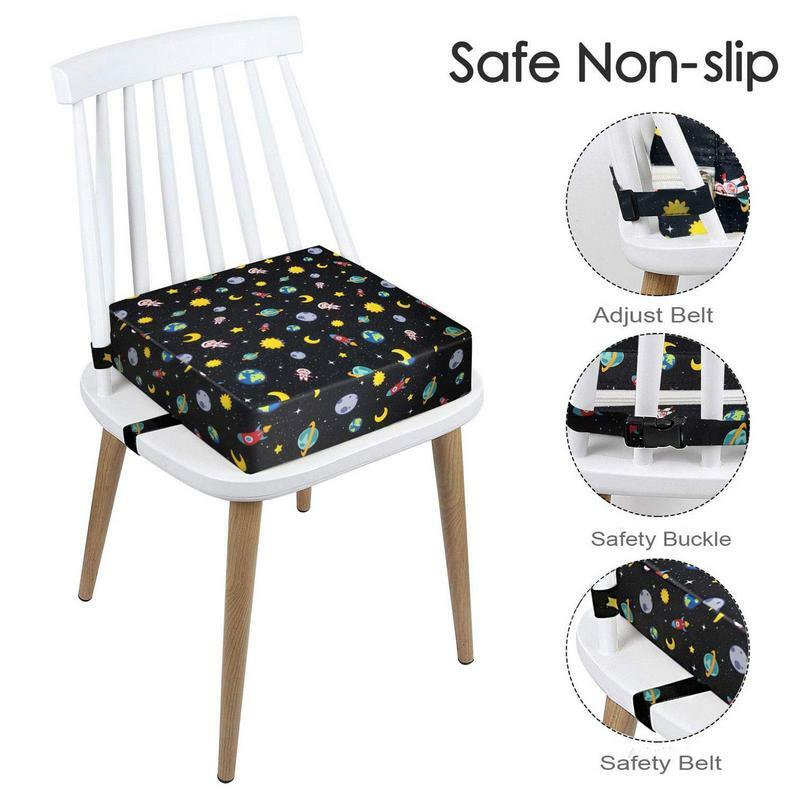 Booster Sitz für Esstisch dicken Stuhl Sitzpolster wasch bar verstellbar Hochstuhl Booster Sitz für Baby Kleinkind