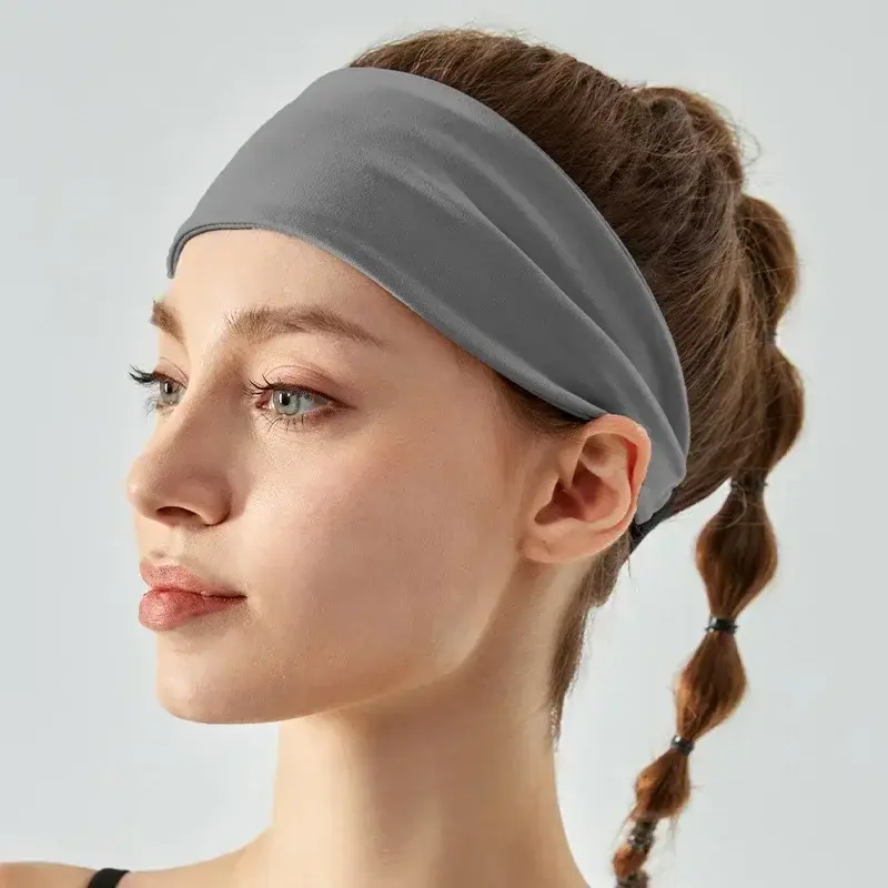 Женская эластичная повязка на голову для занятий йогой