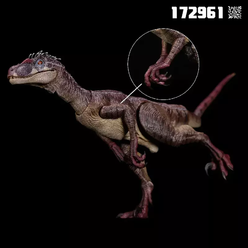 Nanmu Velociraptor Raptor Model dinozaura biała królowa postać rycerza krwi