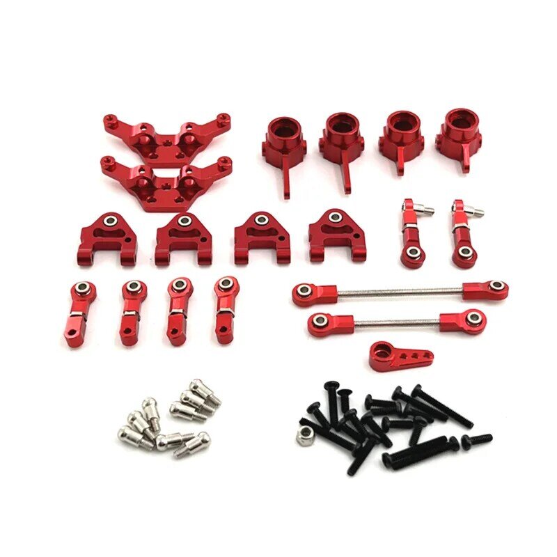 Wltoys 284161 284010 284131 K989 k979 K969 P929 P939 Metal Upgrade Parts Kit Steering Cup 1/28 RC Car Upgrade Accessories Set