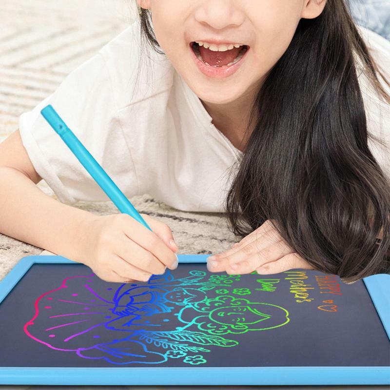 LCD-Schreibt ablett für Kinder batterie betriebenes LCD-Gekritzel brett für Kinder wasserdichtes Schreibt ablett frühes Lernspiel zeug Gekritzel