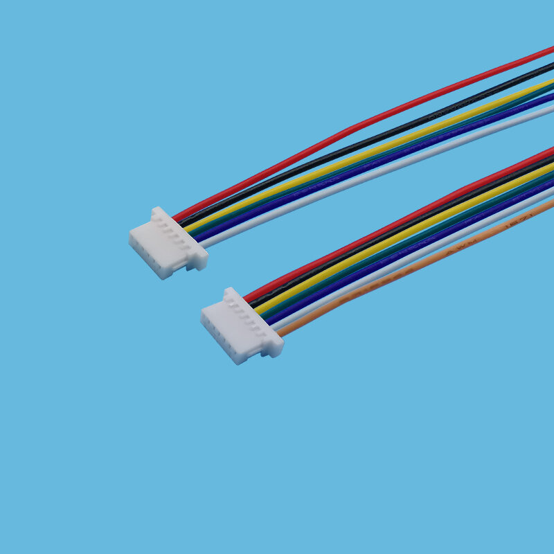 Mini JST SH 1.0mm Pitch wanita soket Terminal steker kawat konektor SH 1mm 2 3 4 5 6 7 8 Pin 10CM 28AWG kabel elektronik kabel
