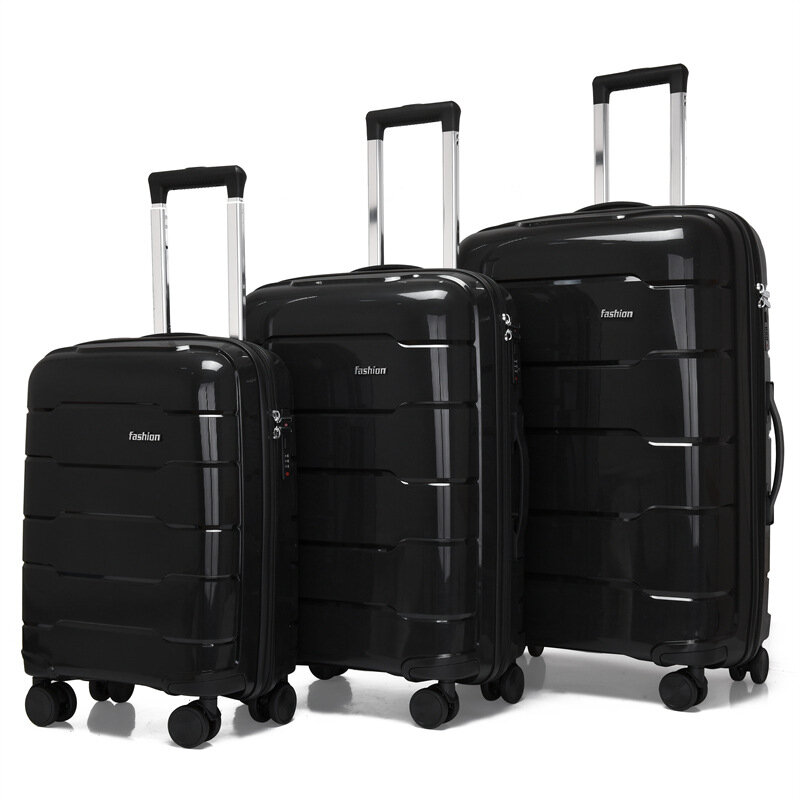 車輪付きスーツケース,荷物用ラゲッジケース付きトラベルバッグ,ホイール付き,20インチ,24インチ,28インチ,3個