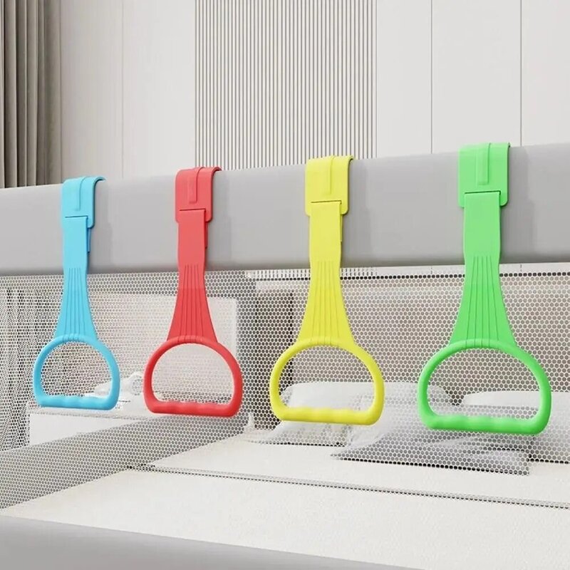 Plastic Pull Ring Portable Light Weight Candy Color Stroller Hook Baby Learn To Stand Hand Pull Ring Baby