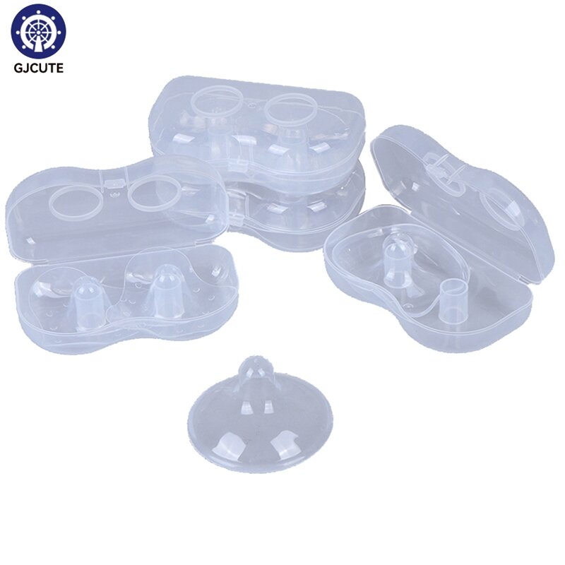 2Pcs Silicone Nipple Protectors Feeding Mothers Nipple Shields Protection Cover Baby Feeding Breast Pacifier Covers