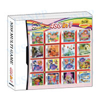 Pokemon 486 dalam 1 kartu Cartridge Video Game campuran untuk DS 3DS 2DS Super Combo Multi Cart
