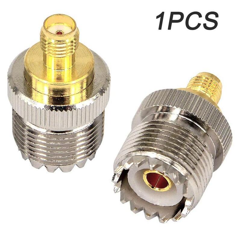1PC Coaxial RF Walkie-Talkie Antenna Adapter JXRF Connector SMA UHF Female For Baofeng To Femal
