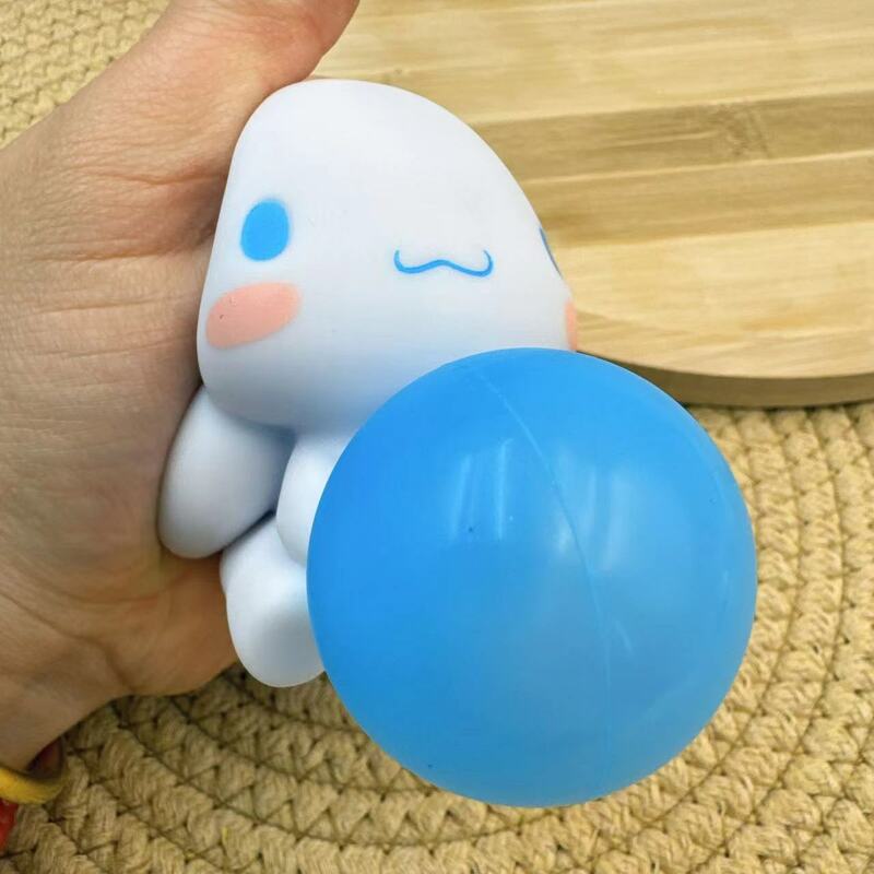 New Decompression Toy Anime Figure Kuromi Cinnamoroll Melody Stress Relief Squishy Hand Pinch Toy Healing Cartoon Student Gifts