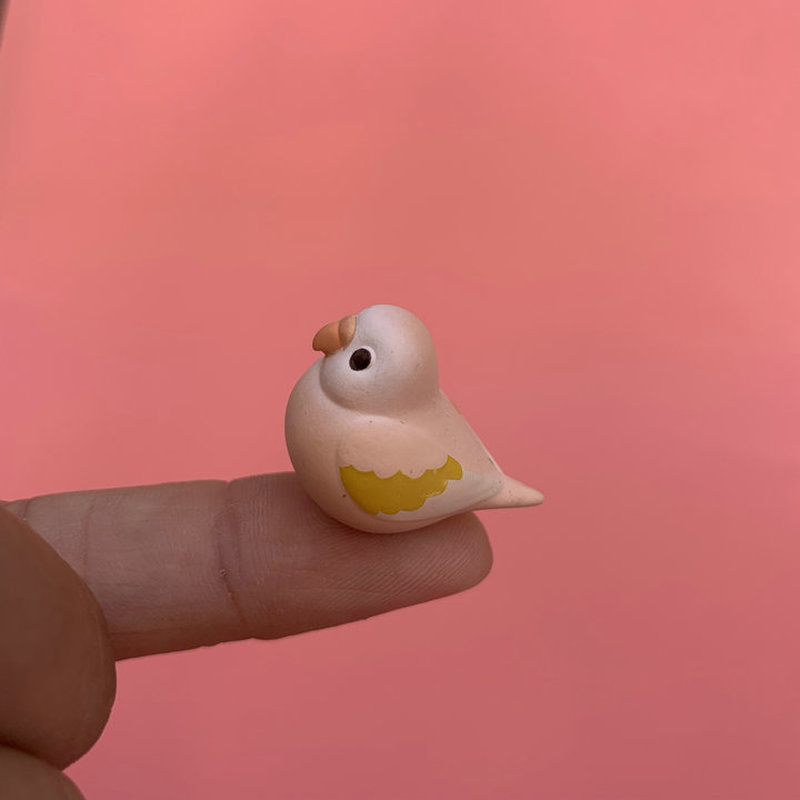 Bandai – Figurine Gashapon en vrac, animaux de Simulation, perroquet mignons, oiseaux Manbird, poupée de décoration, jouets Capsule Gachapon
