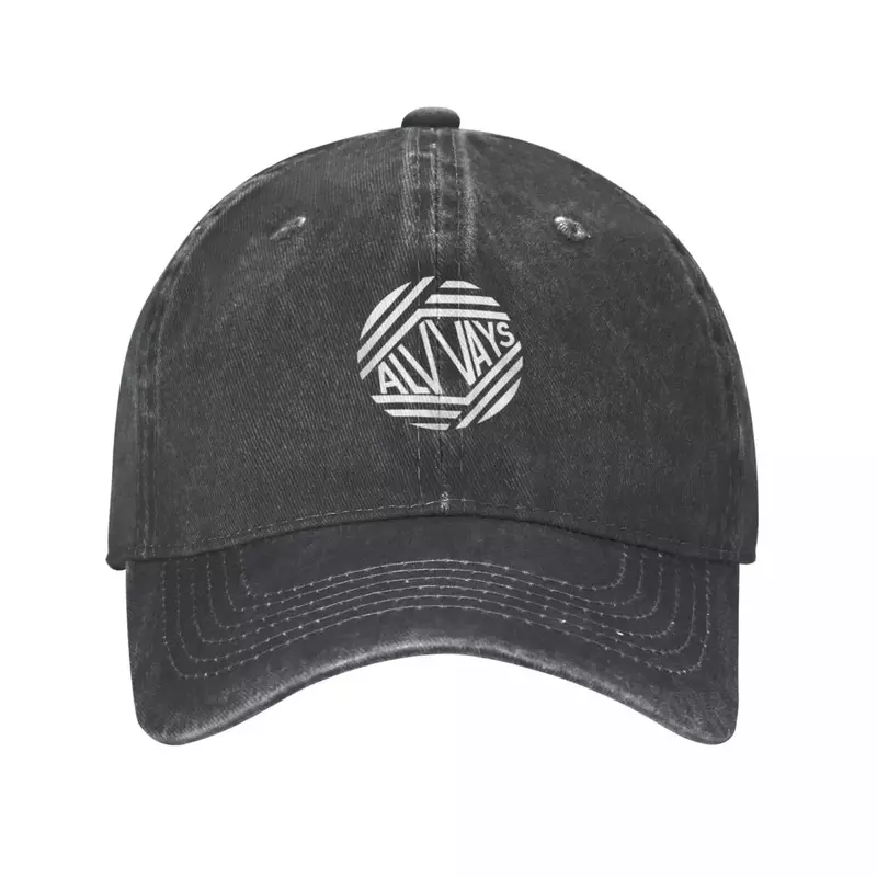 Logo koła alvays kapelusz kowbojski kapelusz na lato alpinistycznego dla mężczyzn kobiet