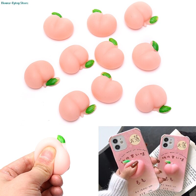 Soft Squishy Peaches Cream Scented Super Slow Rising Stress Relief Squeeze Toys