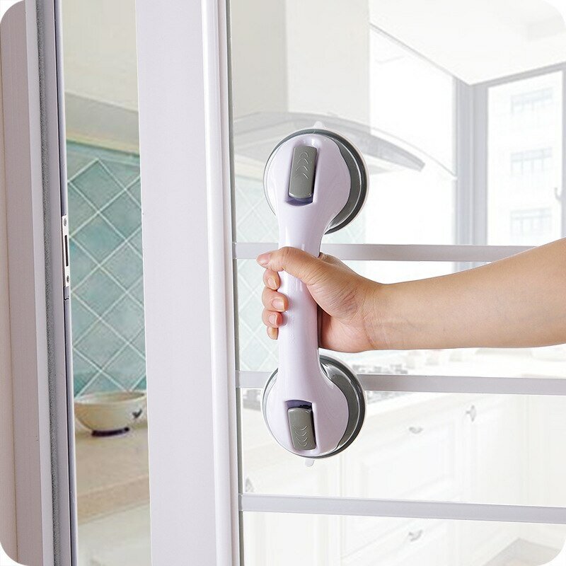 1PC Safety Helping Handle Anti Slip Support Toilet Bathroom Safe Grab Bar Vacuum Sucker Handrail Household Suction Cup Bath Rail
