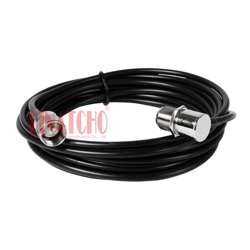 3 Meters 10FT SYWV-50-3 RG58 PL259 UHF Male to SO239 Female Car Mobile Radio Antenna Cable