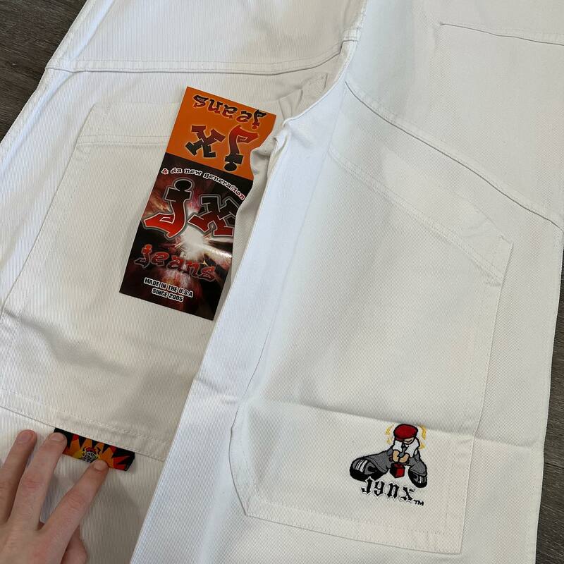 Pantalones vaqueros holgados de cintura alta con bordado Harajuku para mujer, pantalones de mezclilla holgados, ropa de calle, moda blanca pura, Y2k