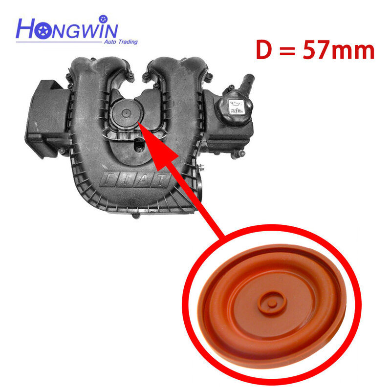 Kit de reparação tampa válvula PCV membrana para 1.9D Peugeot Citroen Fiat Opel Alfa 55197017 0055197017 73500695 9653567980 46557349