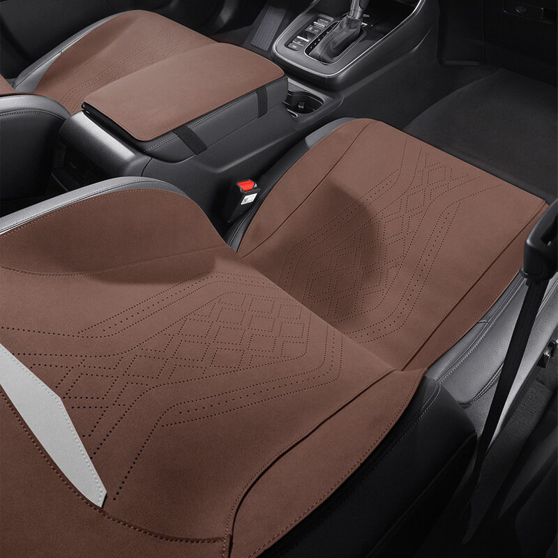 Custom Car Seat Covers For Honda CRV 2017 2018 2019 2020 2021 2022 2023 2024 CRV Cushion Suede leather Car Seat Protective Cover