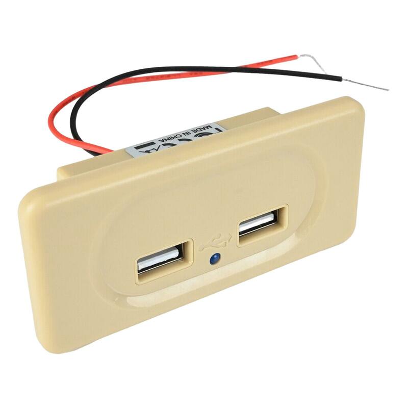 Dual USB Charger Socket USB Outlet Panel for Car Boat USB Devices