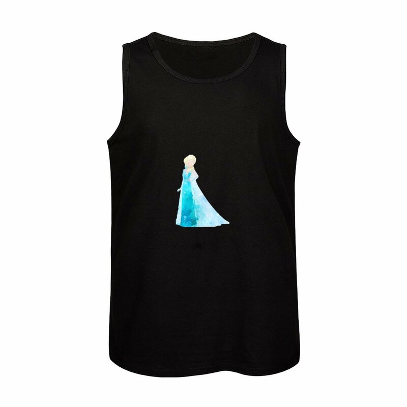 New Snow Queen Inspired Watercolor Tank Top sleeveless shirts Gym wear summer clothes man 2023 singlets for men