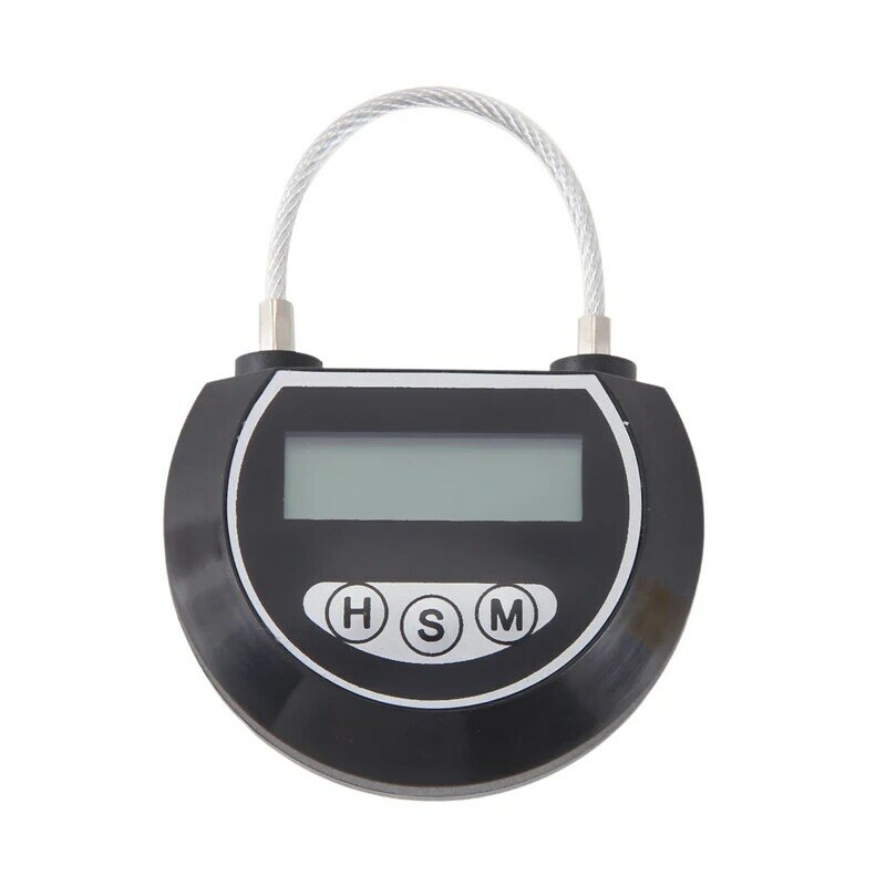 Electronic Time Lock Timer Lock Container Multi Function Time Lock Bin For Toys Black