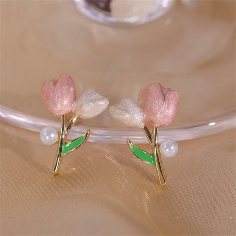 1/5PAIRS Small Fashion Temperament Decorate Beautiful Popularity Sweet Cool Health & Beauty Portable Wild Simple Earrings