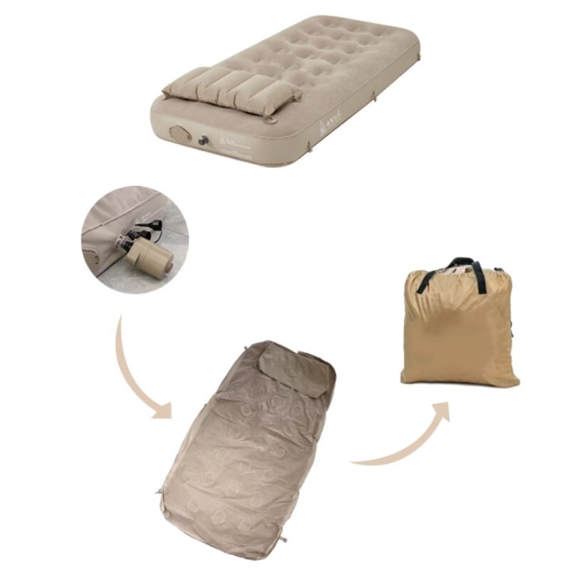 Outdoor Camping Luft matratze tragbare Reise King Size aufblasbare Bett boden Klapp sofa Cama aufblasbare Gartenmöbel