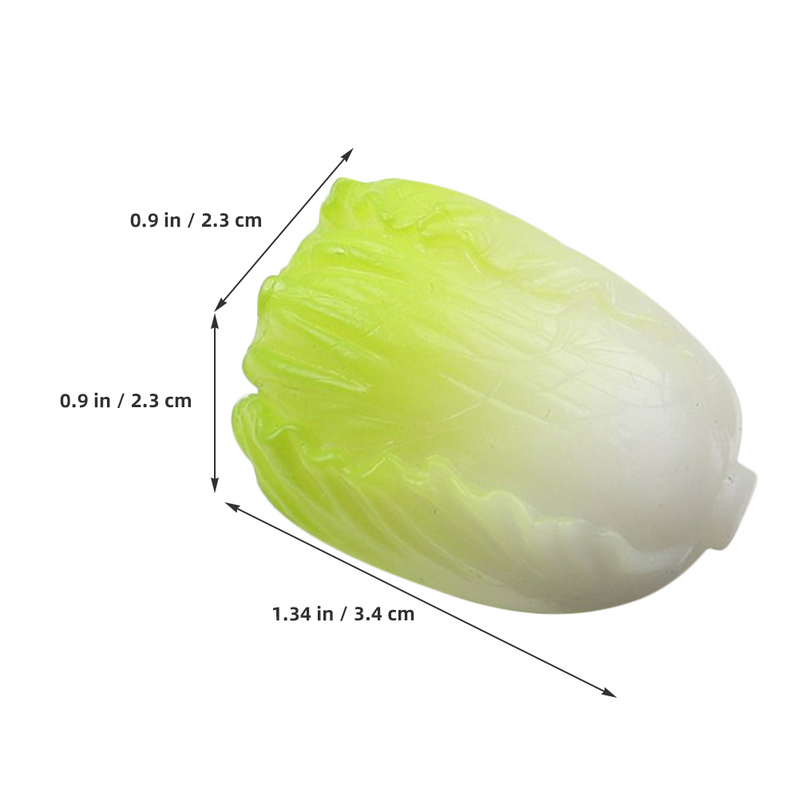 โมเดลรูปผักกาดขาว5ชิ้นสำหรับตกแต่งบ้านอาหารโมเดลขนาดเล็กทำจากเรซินเทียมขนาดเล็ก