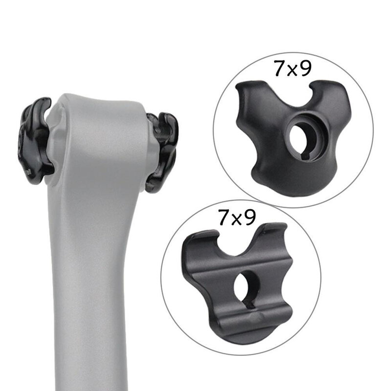 Bike Seatpost Clamp For Carbon Bow Seat Cushion Saddle Rails 7x9mm Bicycle Oval/Round Clips Bicycle Parts Accesseries 40g