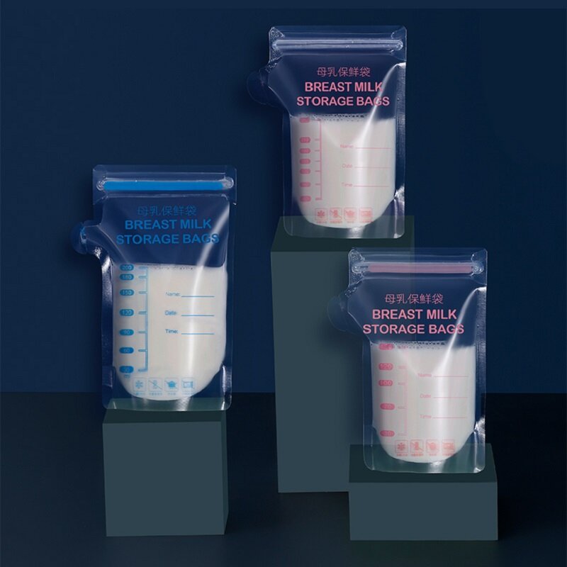 Saco de armazenamento de leite materno pequena capacidade descartável saco de armazenamento de leite congelado