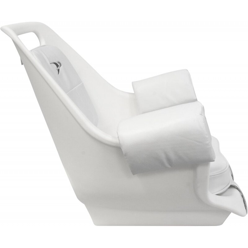 クッションと取り付けプレート付きのデラックスキルトチェア,白い折りたたみ椅子,wd007-3-710