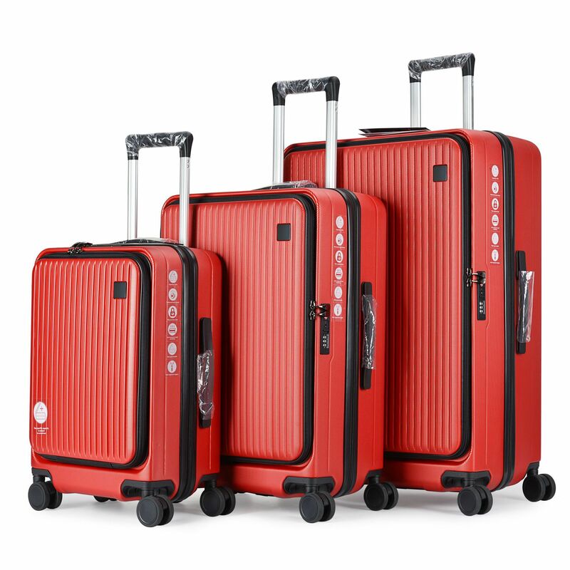 Spersonalizowana walizka biznesowa na pokład VIP 24-calowa walizka z pokrowiec na wózek hasłem