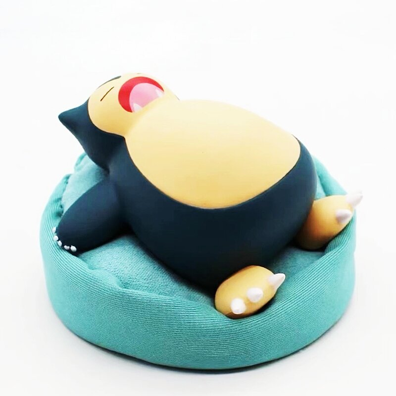 Kit de modèle de figurine de personnages d'anime Pokemon, réplique étoilée, Pikachu, série Bulbasaur, intérieur de voiture, position de sommeil à la main, jouets cadeaux