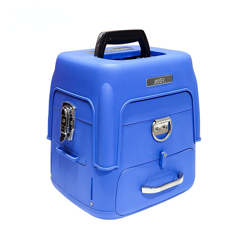 Fusion Splicer Tool Box Bag with Stool Fiber Optic Machine Special Box with Straps Professional Empty Box Without Tools