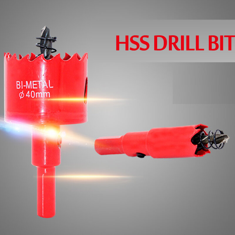 16-200mm M42 HSS Steel Drilling Hole Saw Drill Bit Cutter Bi-Metal for Aluminum Iron Stainless Steel DIY Wood Cutter Drill Bits