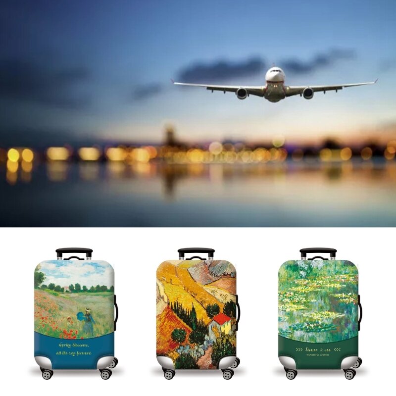 Luggage Protective Sleeve Luggage Elastic Cover Dust-proof for 18-32in Suitcase