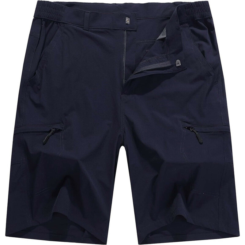 Shorts de montanhismo de secagem rápida masculino, calça cargo, capris grande, monocromático, moletom, tendência, verão