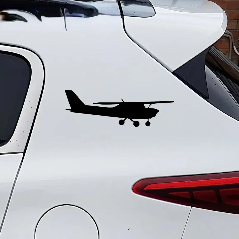 Автомобильная наклейка Cessna самолёт устойчивый к царапинам высечка индивидуальные наклейки модные креативные оригинальные смешные наклейки