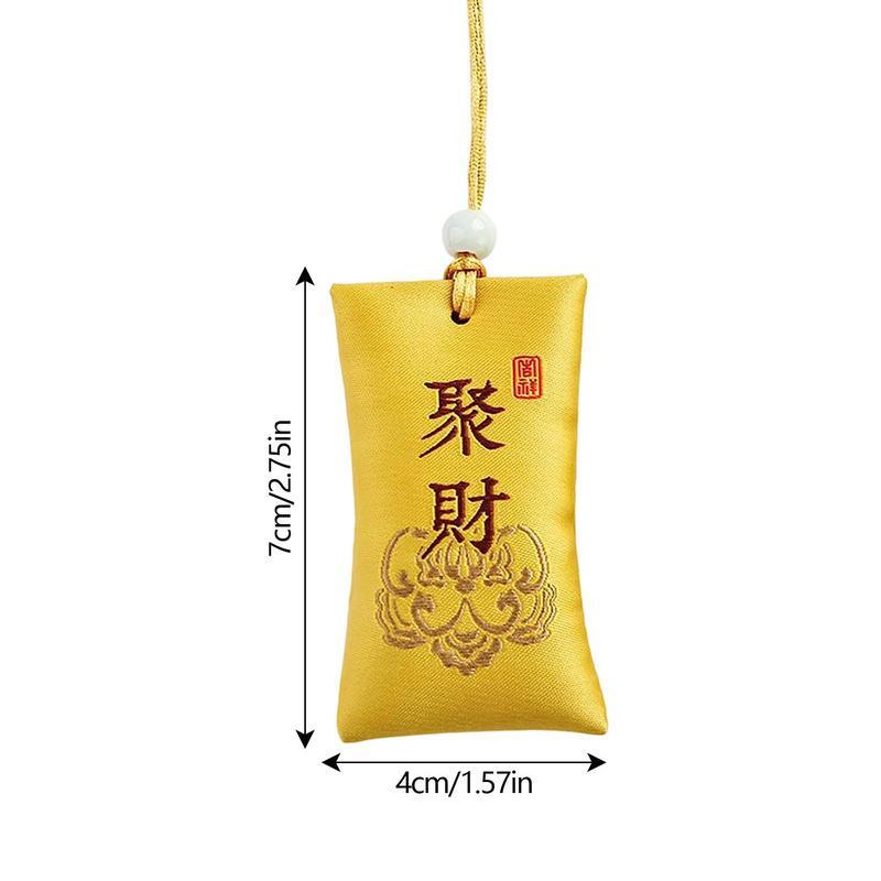 Bolsa de sal espiritual con bolsita de China, 4X7cm, bolsa de sal espiritual, esperanza para una vida mejor, diseño clásico