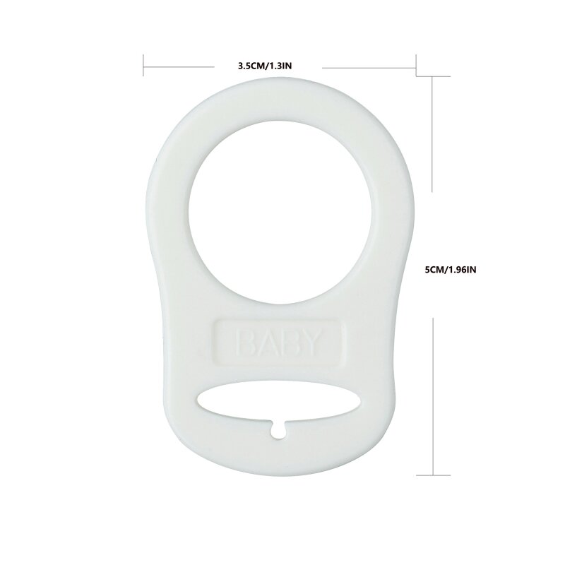 5 pz/lotto ciuccio ciuccio supporto Clip adattatore anello pulsante stile ciuccio adattatore fai da te Baby Shower regalo accessori roba per bambini
