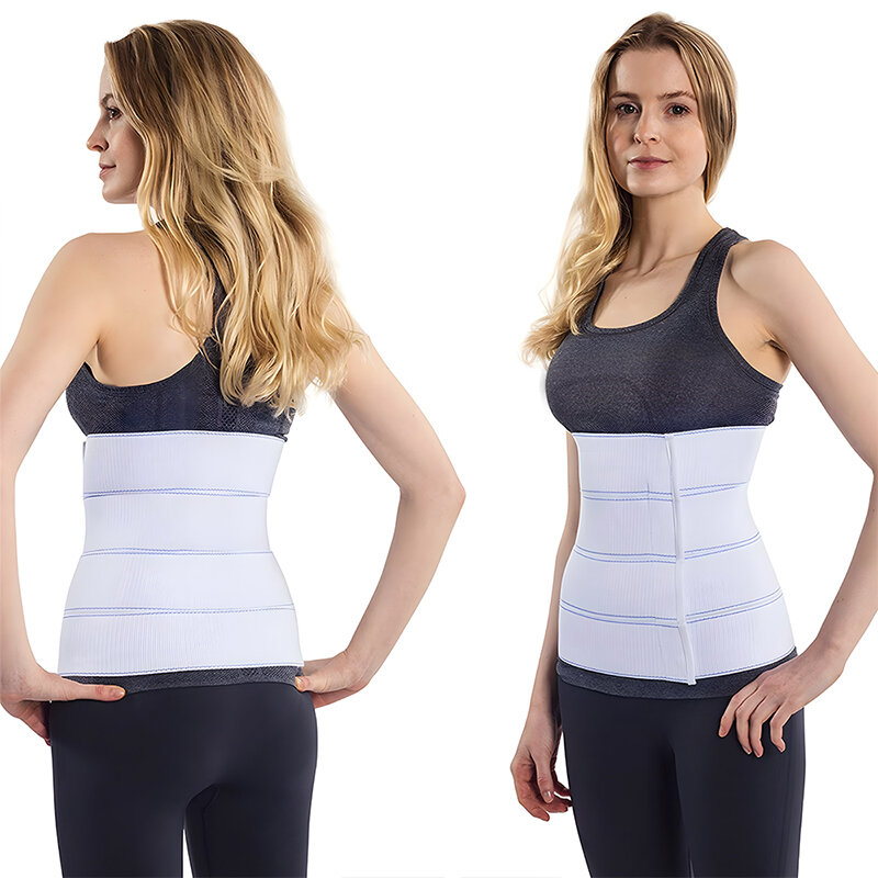 Banda de soporte Abdominal bariátrico para hombres y mujeres, vendaje de compresión de cintura para vientre, postcirugía, talla grande