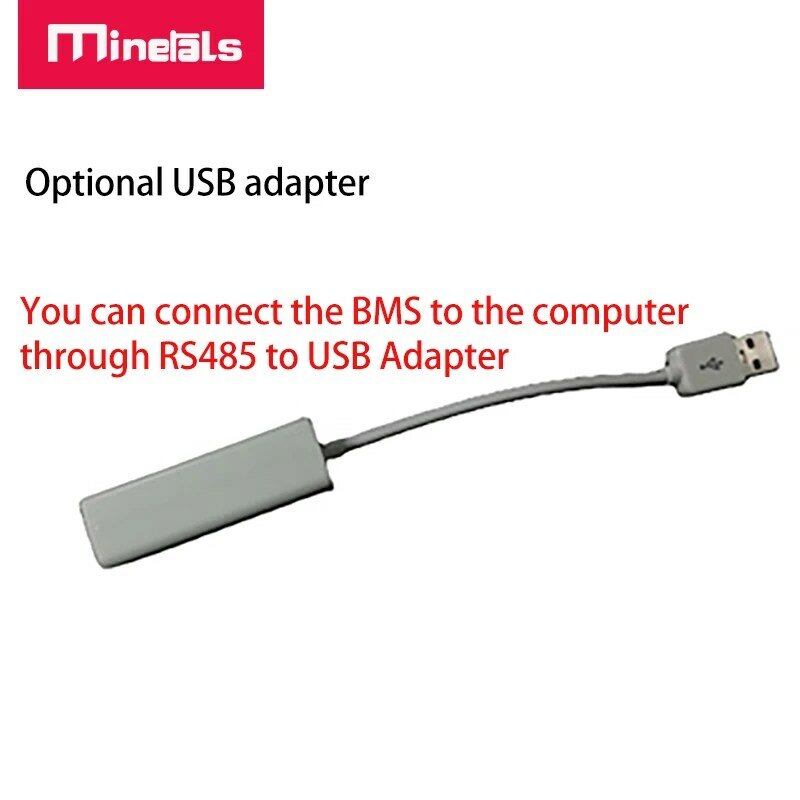 V3.0 USB Adapter Only For V3 v2 Inverter BMS Communicate With PC Through RS485 to USB Adapter RJ45 Port