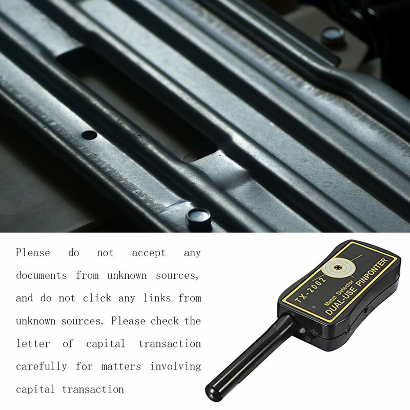 LED Adjustable High Sensitivity Handheld Metal Detector Dual-use Metal Pinpointer Detector Finder Waterproof Probe Shaft Sheath