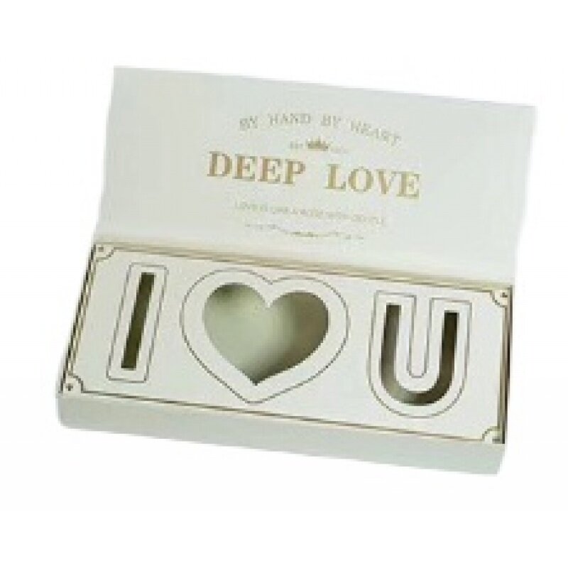 Оптовая продажа, Подарочная бумажная коробка с цветочным принтом «Я люблю тебя»