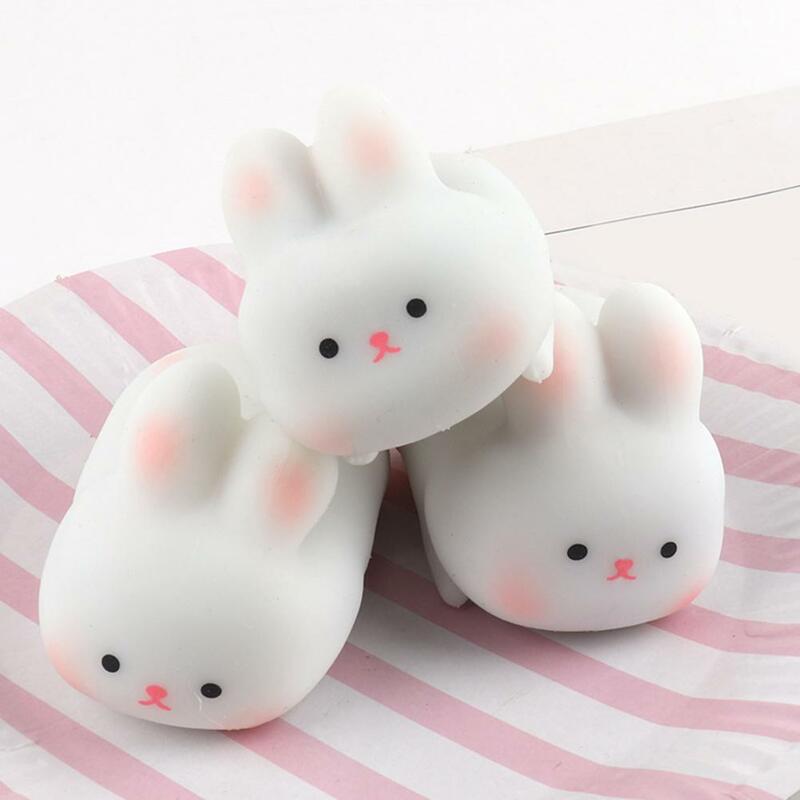Rabbit Sensory Toy Stretchy Rabbit Squeeze Toy Portable Stress Relief  Creative Lovely Animal Bunny Fidget Squeeze Toy