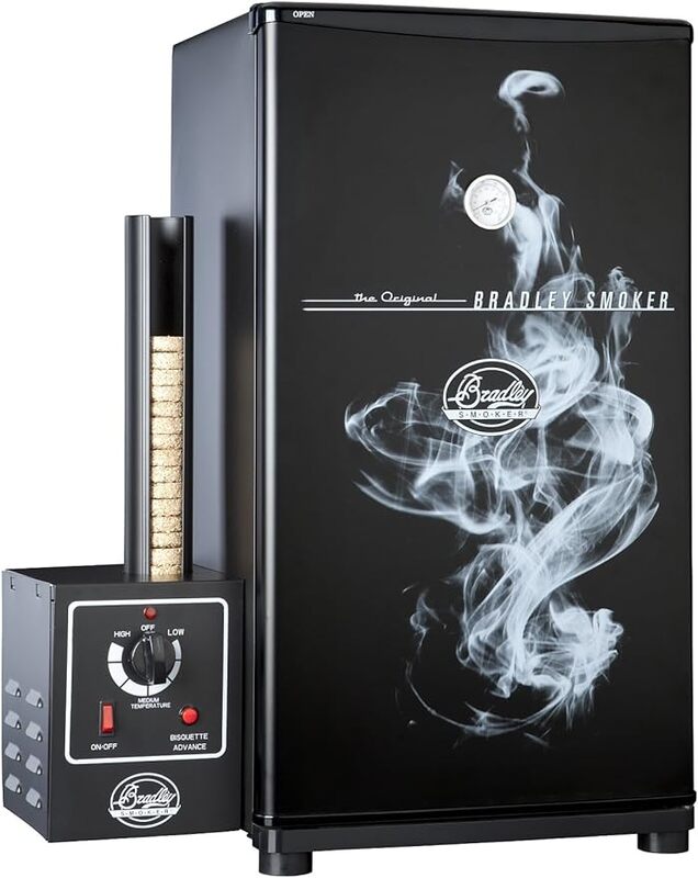 Оригинальный Bradley Smoker BS611, 4 стойки, Вертикальный Электрический Smoker