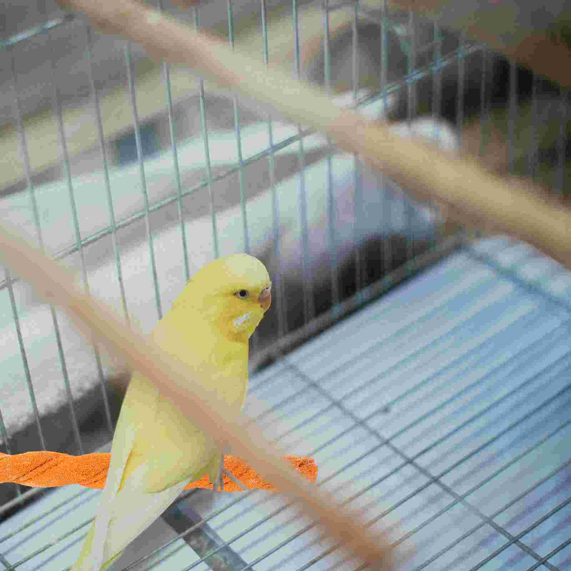 Paw Grinding Stick Rough Surfaced Parakeet Cage Stand Parakeet Cockatiel Conure African Grey Macaw Finch Bird Cage Random Color