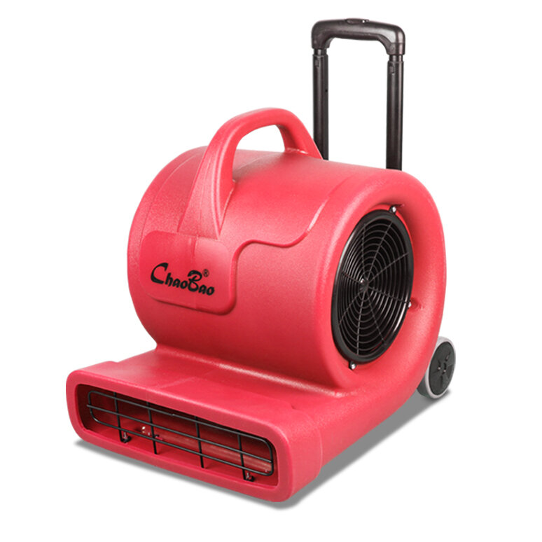Red high power with tie rod carpet floor dryer hotel shopping mall cleaning equipment industrial household commercial blower